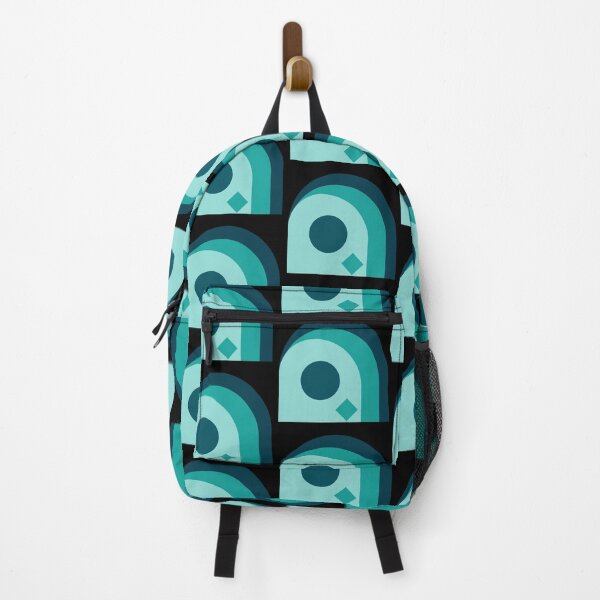 Item preview, Abstract Geometric Arch Symbol – Minimal Teal and Aqua Modern Design designed and sold by AhmedZouita.