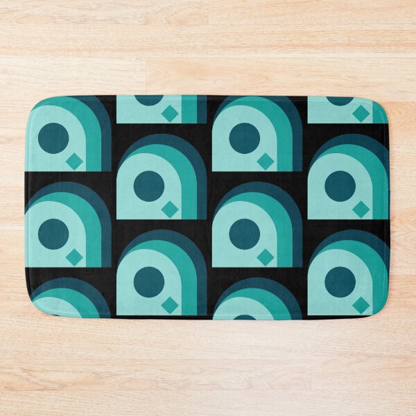 Item preview, Abstract Geometric Arch Symbol – Minimal Teal and Aqua Modern Design designed and sold by AhmedZouita.