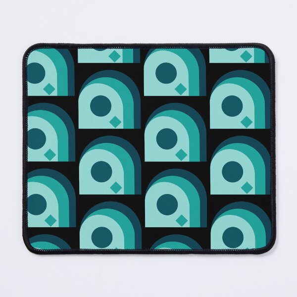 Item preview, Abstract Geometric Arch Symbol – Minimal Teal and Aqua Modern Design designed and sold by AhmedZouita.