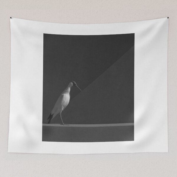 Item preview, Minimalist Monotone Ibis Shadow Silhouette designed and sold by GwenethPaulie.