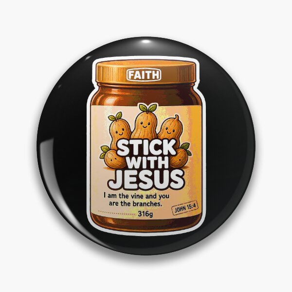 Item preview, John 15:4 Stick With Jesus designed and sold by plushism.