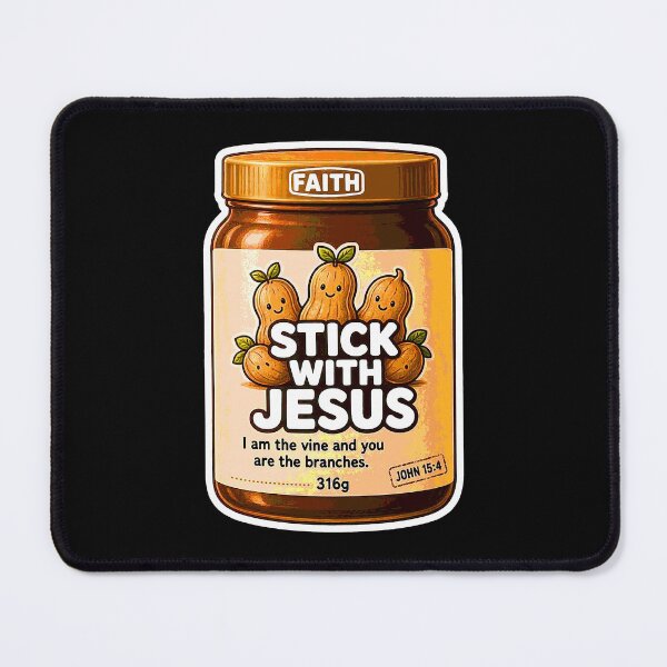 Item preview, John 15:4 Stick With Jesus designed and sold by plushism.