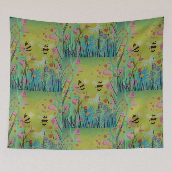 Item preview, Garden Bees designed and sold by GhostDogDesigns.