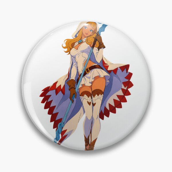 Item preview, Fantasy Mage Pin-Up – Classic Cartoon Sorceress designed and sold by  Hollow Moon Studios..