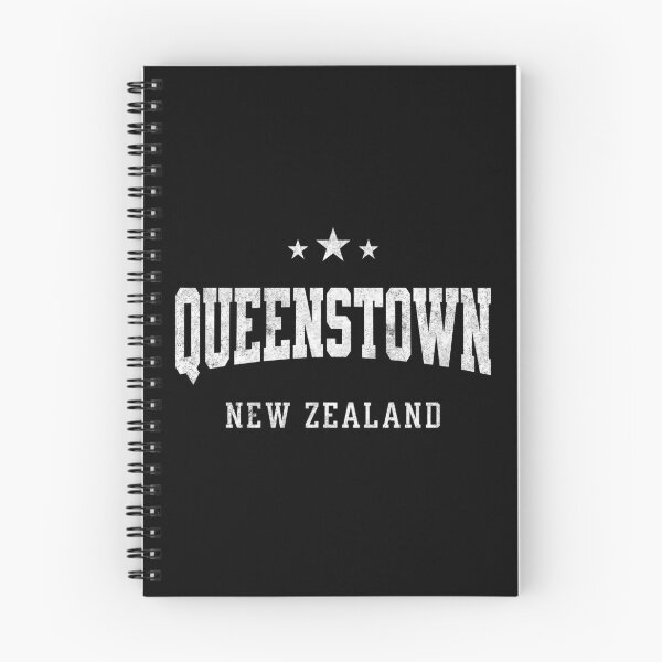 Item preview, Queenstown New Zealand Vintage Varsity Travel Souvenir Graphic Design designed and sold by NiceTeeClub.