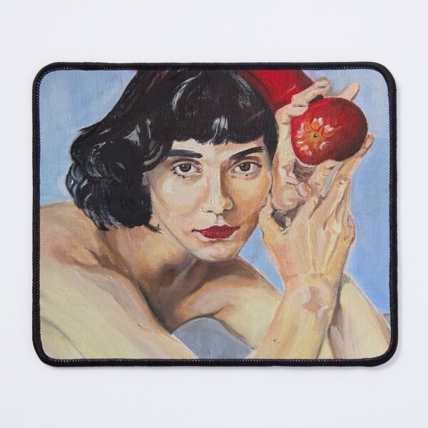 Item preview, Red Delicious | Classical French-inspired Female Holding an Apple designed and sold by Taylor June Art.