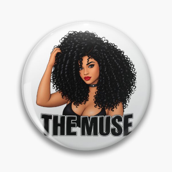Item preview, "The Muse" Beautiful Woman with Big Curly Hair  designed and sold by LC&LCPlatform.