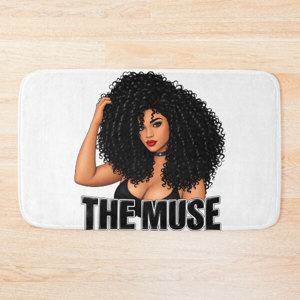 Item preview, "The Muse" Beautiful Woman with Big Curly Hair  designed and sold by LC&LCPlatform.