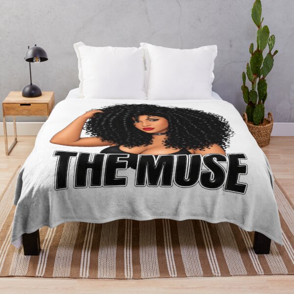 Item preview, "The Muse" Beautiful Woman with Big Curly Hair designed and sold by LC&LCPlatform.