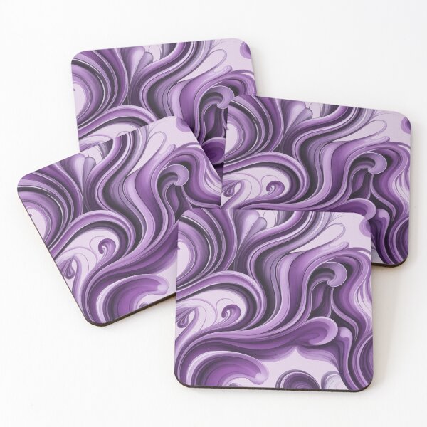 Item preview, Mystic Purple Flow – Whimsical Lavender and Violet Abstract Art designed and sold by MysticPurpleHue.