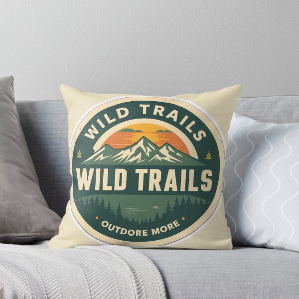 Item preview, Wild Trails Vintage Mountain Hiking Adventure designed and sold by Pransis_Diginer_26.