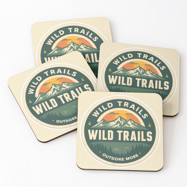 Item preview, Wild Trails Vintage Mountain Hiking Adventure designed and sold by Pransis_Diginer_26.