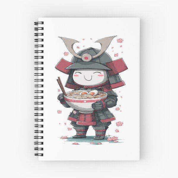Item preview,  chibi samurai warrior ramen designed and sold by cutemakerotart.