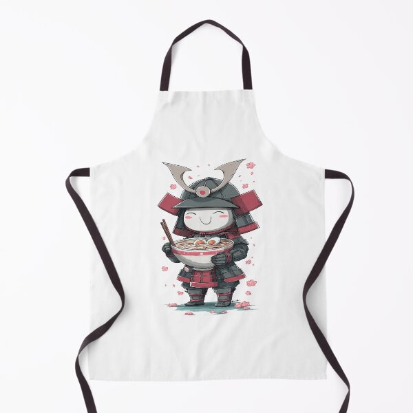 Artikelvorschau, Chibi-Samurai-Krieger-Ramen entworfen und verkauft von cutemakerotart.