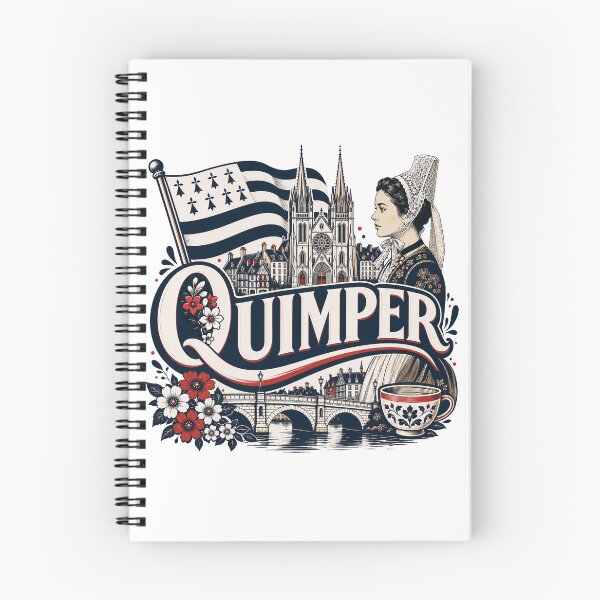 Item preview, Quimper sign with Breton flag and city symbols designed and sold by 1enchik.