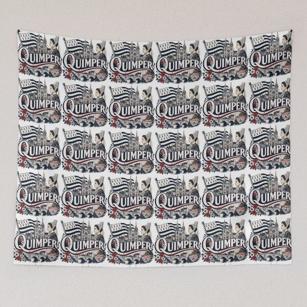 Item preview, Quimper sign with Breton flag and city symbols designed and sold by 1enchik.