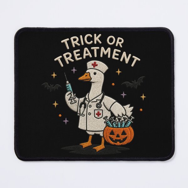 Item preview, Trick or Treatment Halloween Nurse Funny Goose Meme, Retro Spooky RN Gift designed and sold by Quiajia.