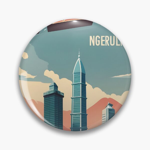 Item preview, Ngerulmud Palau Vintage Travel Tourism designed and sold by TravelersGems.