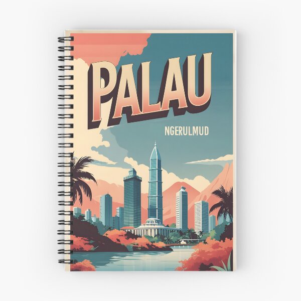 Item preview, Ngerulmud Palau Vintage Travel Tourism designed and sold by TravelersGems.