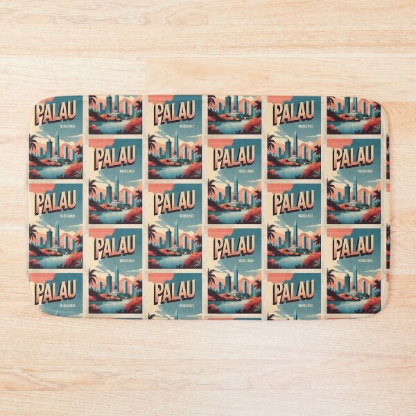 Item preview, Ngerulmud Palau Vintage Travel Tourism designed and sold by TravelersGems.