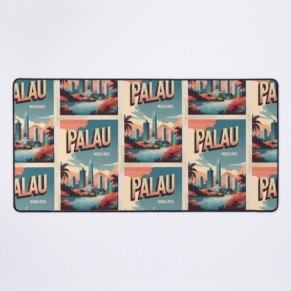 Item preview, Ngerulmud Palau Vintage Travel Tourism designed and sold by TravelersGems.