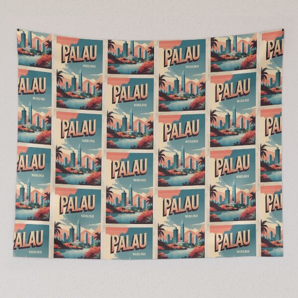 Item preview, Ngerulmud Palau Vintage Travel Tourism designed and sold by TravelersGems.