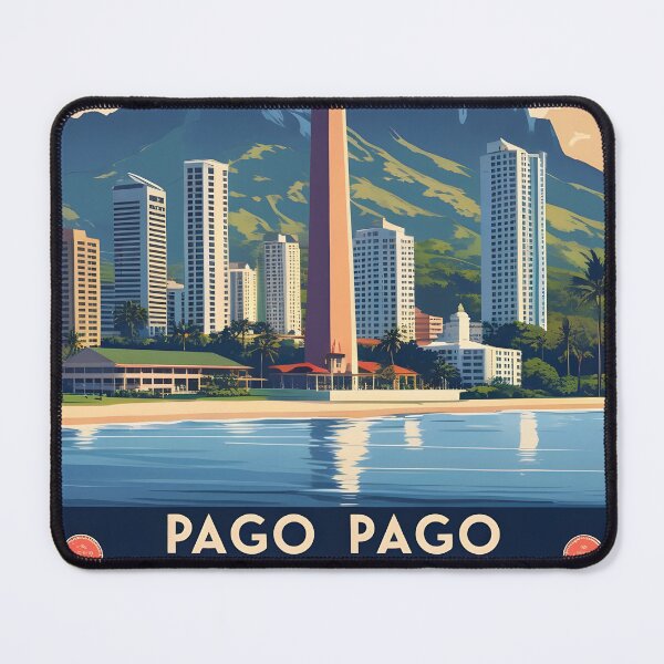 Item preview, Pago Pago American Samoa Vintage Travel designed and sold by TravelersGems.