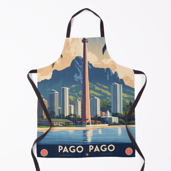 Item preview, Pago Pago Samoa Americana Viajes Vintage designed and sold by TravelersGems.