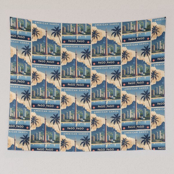 Item preview, Pago Pago American Samoa Vintage Travel designed and sold by TravelersGems.
