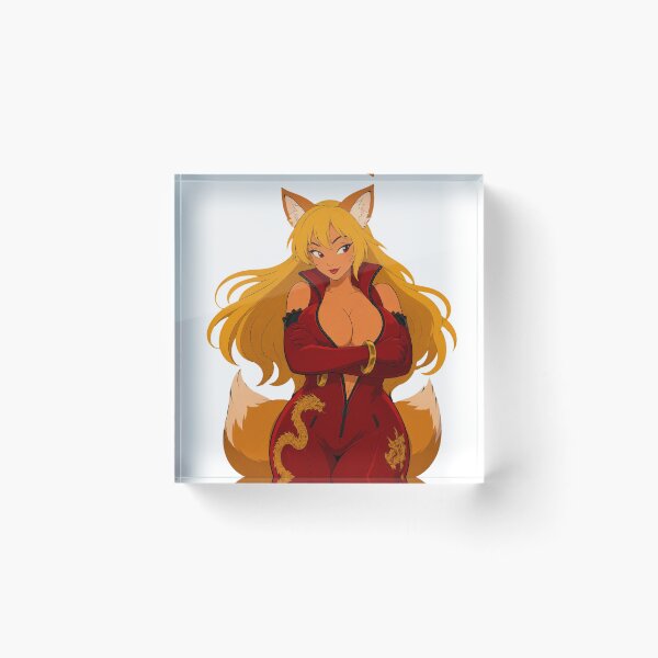 Item preview, Foxy Pin-Up Girl – Retro Cartoon Vixen designed and sold by  Hollow Moon Studios..