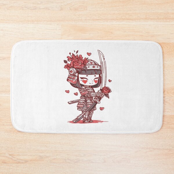 Item preview, chibi samurai warrior character designed and sold by cutemakerotart.