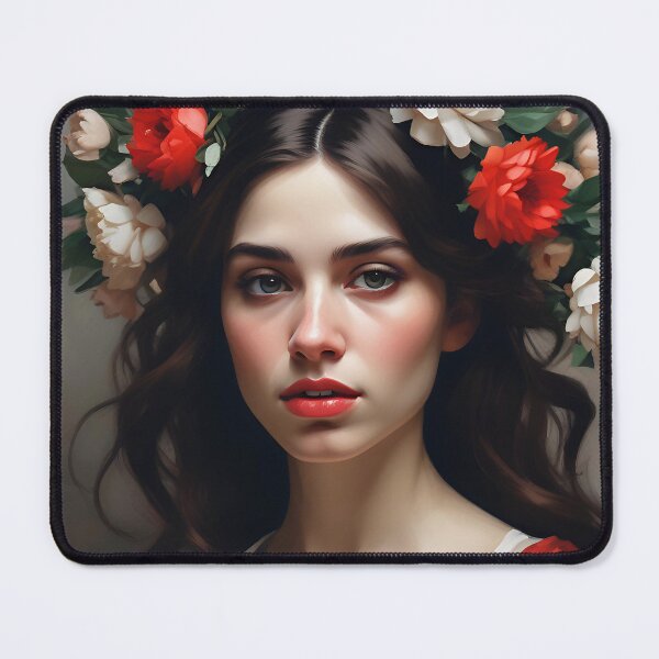 Item preview, Woman with flowers designed and sold by MK26Designs.