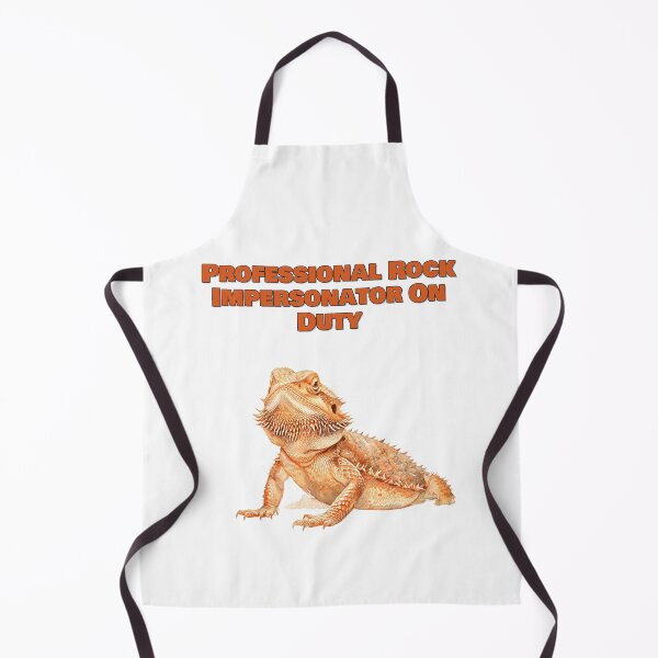 Item preview, Professional Rock Impersonator Funny Bearded Dragon Watercolor Design designed and sold by NatureUnleashed.