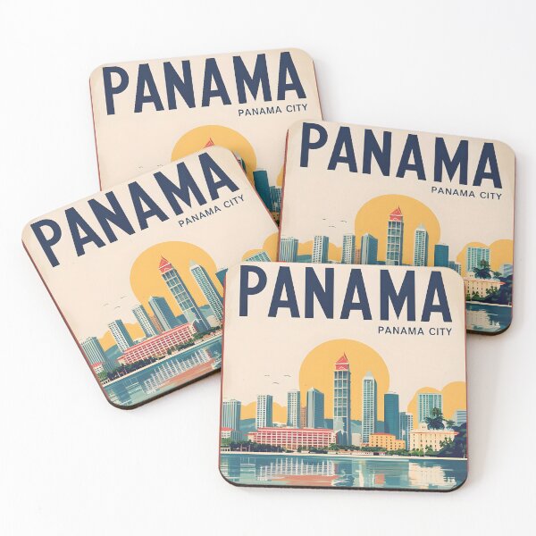 Item preview, Panama City Vintage Travel Tourism designed and sold by TravelersGems.