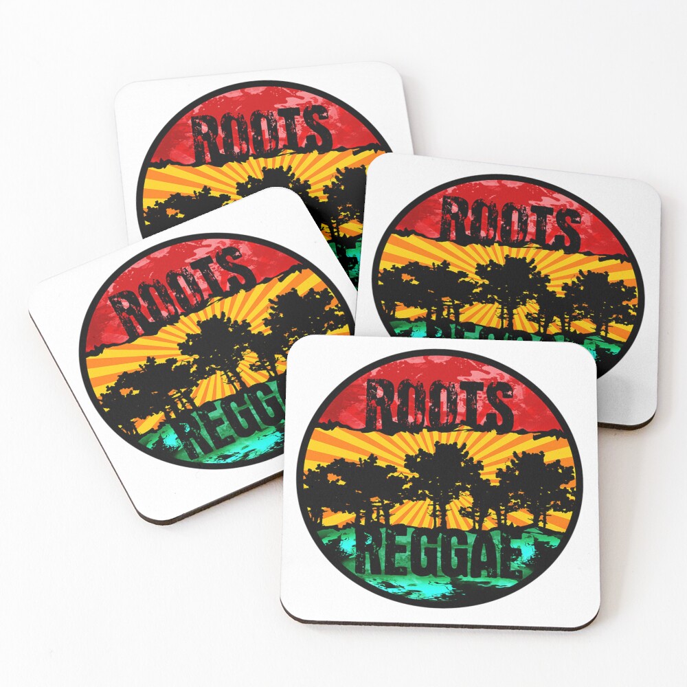 Item preview, Coasters (Set of 4) designed and sold by RastafarReggae.