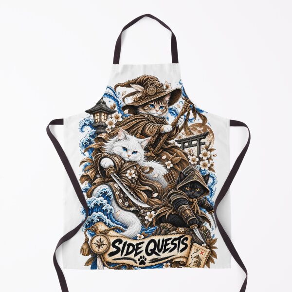 Item preview, Side Quests Cats DND warrior designed and sold by JediKittenWars.