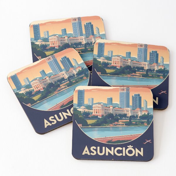 Item preview, Asuncion Paraguay Vintage Travel Tourism designed and sold by TravelersGems.