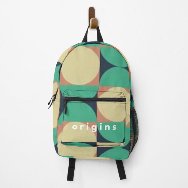 Item preview, Geometric Mid-Century Pattern - Teal Terracotta Cream designed and sold by ORIGINS LINES.