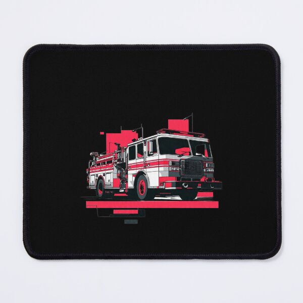 Item preview, Cyberpunk Fire Truck – Futuristic Emergency Vehicle & Streetwear Design designed and sold by GeoBeast.