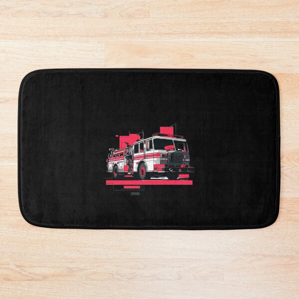 Item preview, Cyberpunk Fire Truck – Futuristic Emergency Vehicle & Streetwear Design designed and sold by GeoBeast.