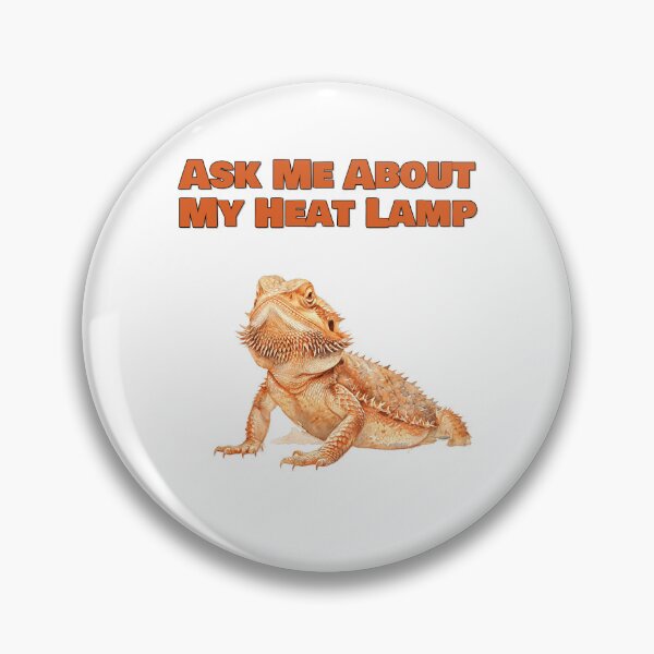 Item preview, Ask Me About My Heat Lamp Funny Bearded Dragon Design designed and sold by NatureUnleashed.