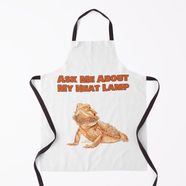 Item preview, Ask Me About My Heat Lamp Funny Bearded Dragon Design designed and sold by NatureUnleashed.