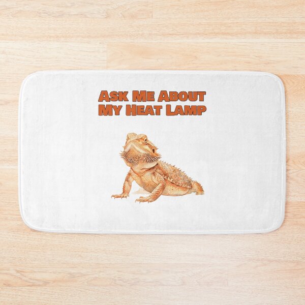 Item preview, Ask Me About My Heat Lamp Funny Bearded Dragon Design designed and sold by NatureUnleashed.