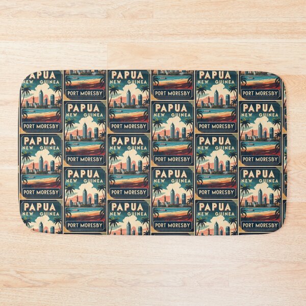 Item preview, Port Moresby Papua New Guinea Vintage Travel designed and sold by TravelersGems.
