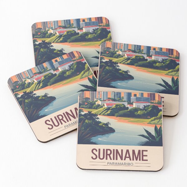 Item preview, Paramaribo Suriname Vintage Travel Tourism designed and sold by TravelersGems.