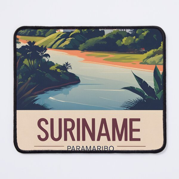 Item preview, Paramaribo Suriname Vintage Travel Tourism designed and sold by TravelersGems.