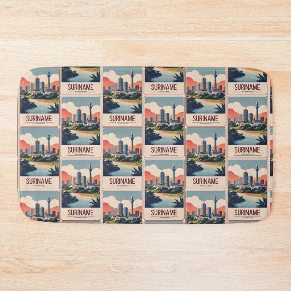 Item preview, Paramaribo Suriname Vintage Travel Tourism designed and sold by TravelersGems.