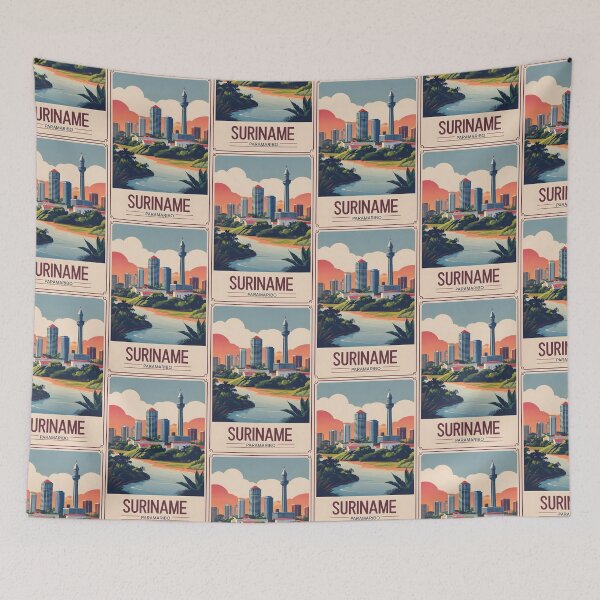 Item preview, Paramaribo Suriname Vintage Travel Tourism designed and sold by TravelersGems.