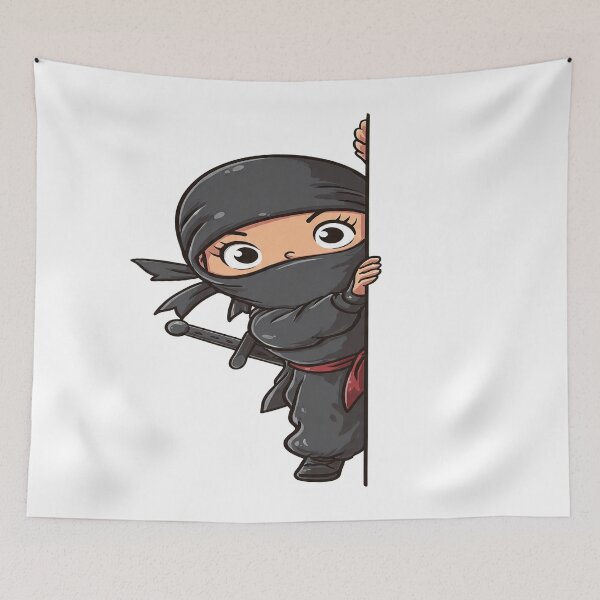 Item preview, chibi samurai warrior character designed and sold by cutemakerotart.