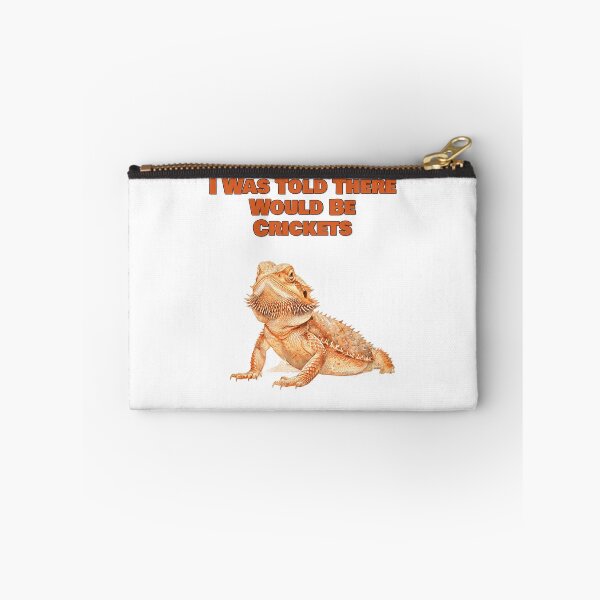 Item preview, I Was Told There Would Be Crickets Bearded Dragon Design designed and sold by NatureUnleashed.